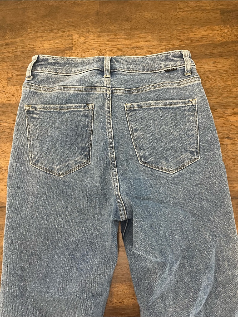 Risen High Rise Front Patch Pocket Flare Jeans Sz 11 30 Womens Risen Denim Pants - Picture 6 of 9